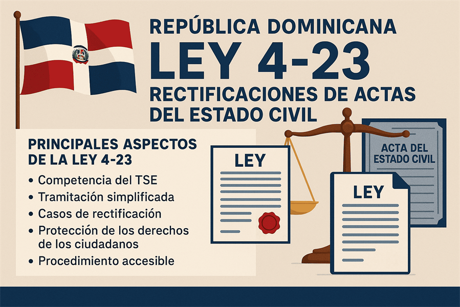 La eliminación de la rectificación: un paso de avance en la Ley 4-23