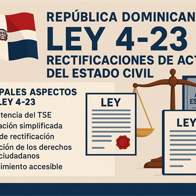 La eliminación de la rectificación: un paso de avance en la Ley 4-23